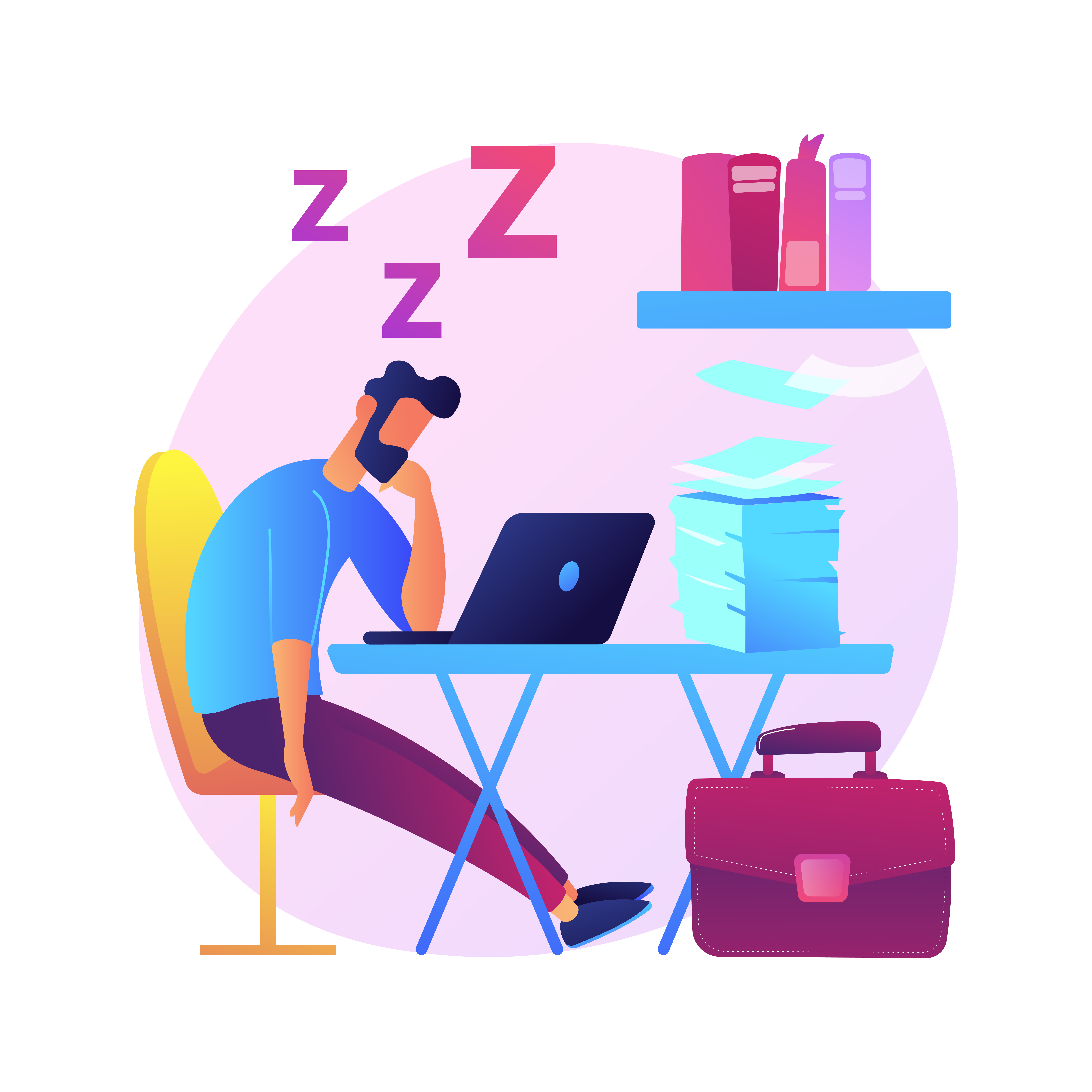 not getting enough sleep
